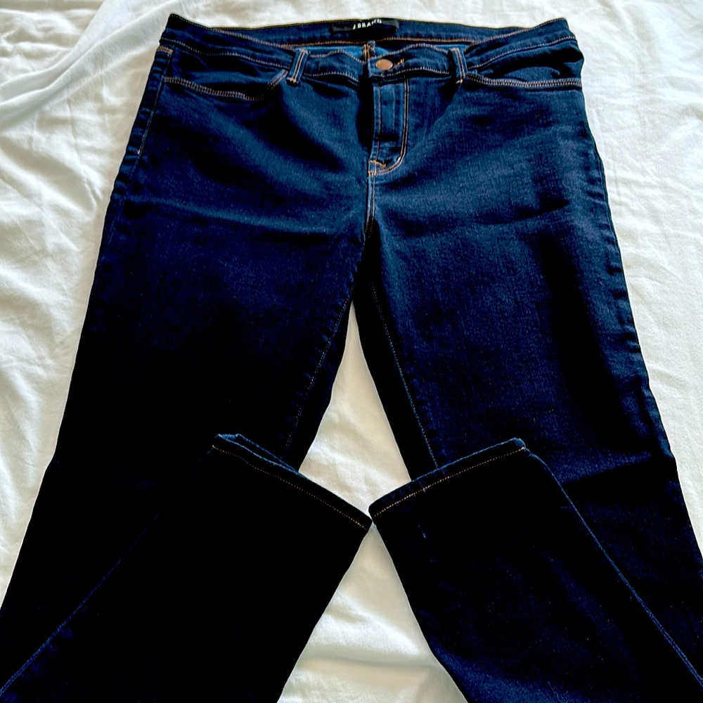 Dark blue jeans